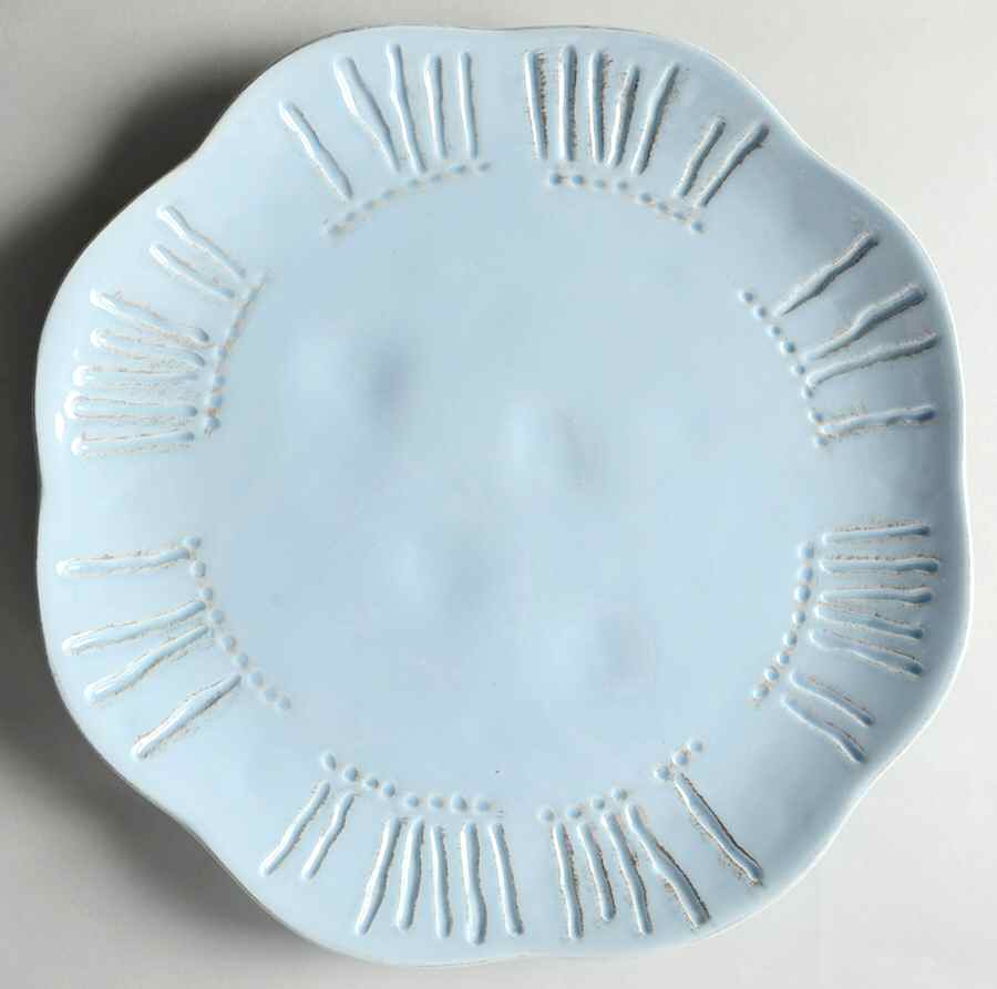 Enchanted Lines Blue Dinner Plate by Roscher & Co-1