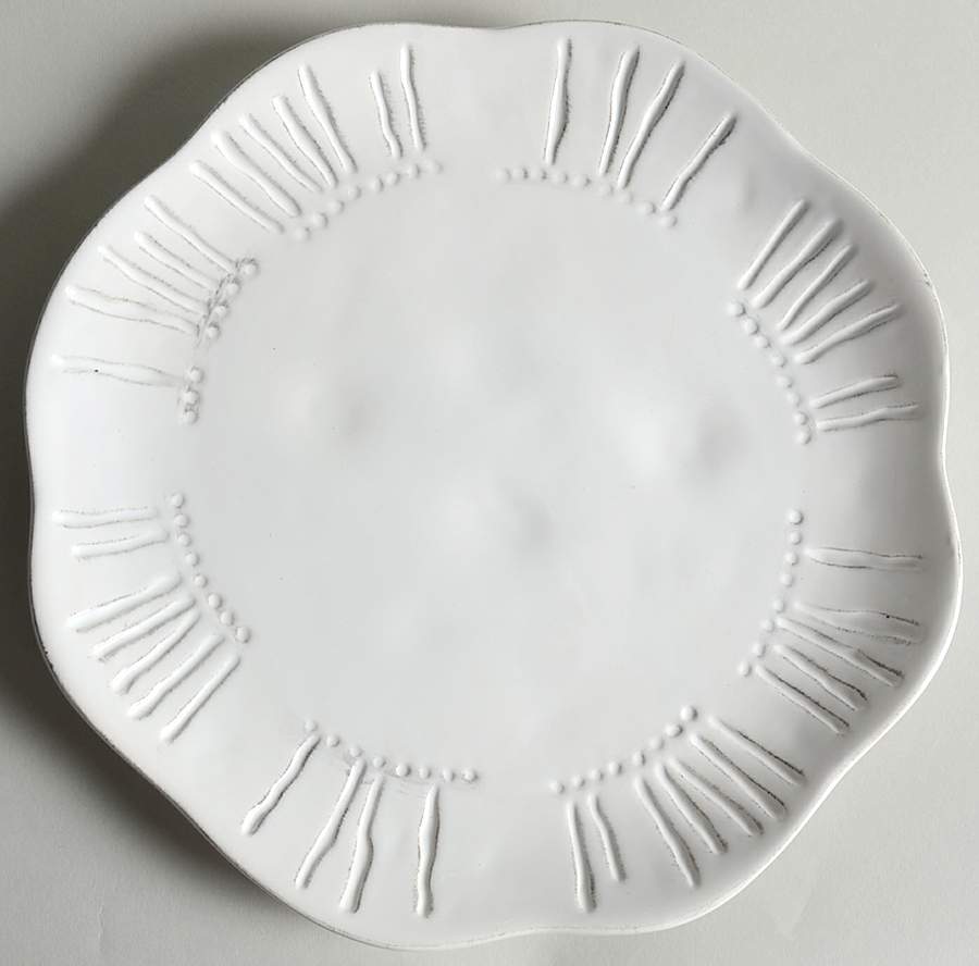 Enchanted Lines White Dinner Plate by Roscher & Co-1