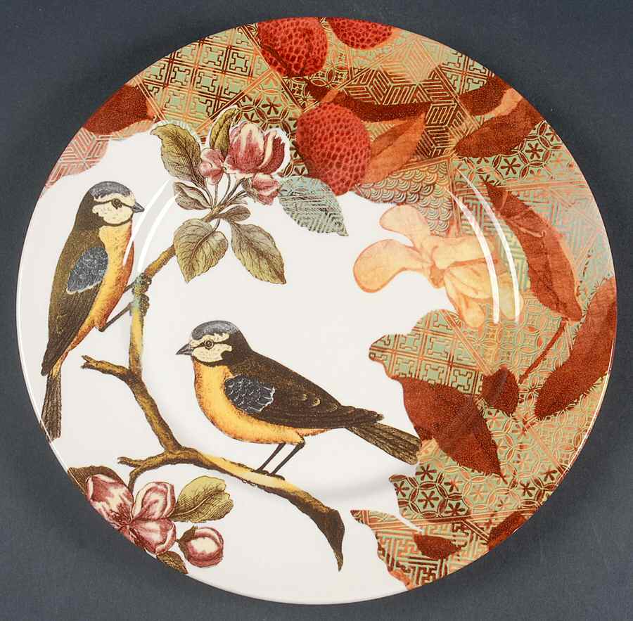 Decoupage Dinner Plate by Royal Stafford-1