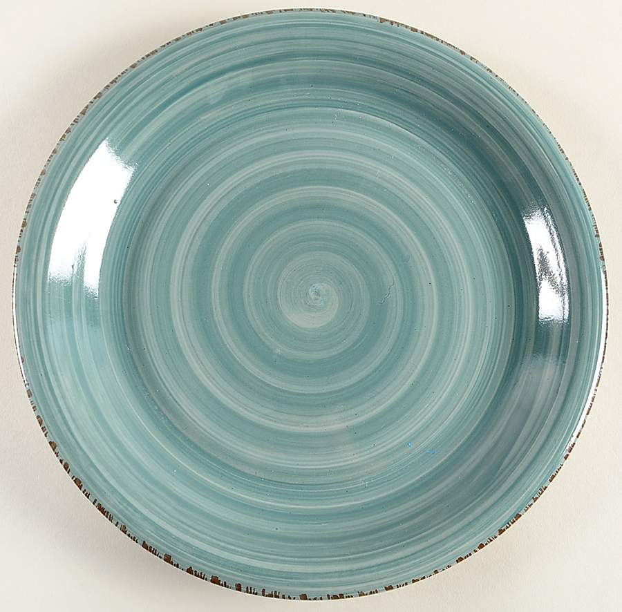 Party Speckle Blue Dinner Plate by Roscher & Co-1