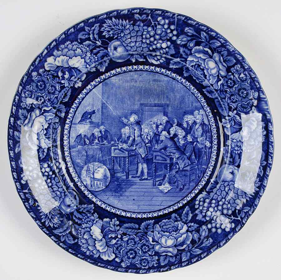 Patrick Henry Dinner Plate by Rowland & Marsellus-1