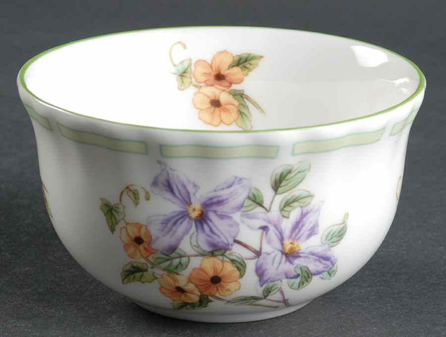 Botanical Teas (Green Trim) Rice Bowl by Royal Albert-1