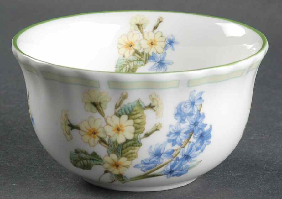 Botanical Teas (Green Trim) Rice Bowl by Royal Albert-1