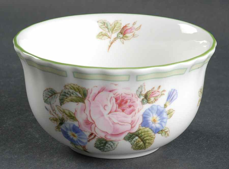 Botanical Teas (Green Trim) Rice Bowl by Royal Albert-1