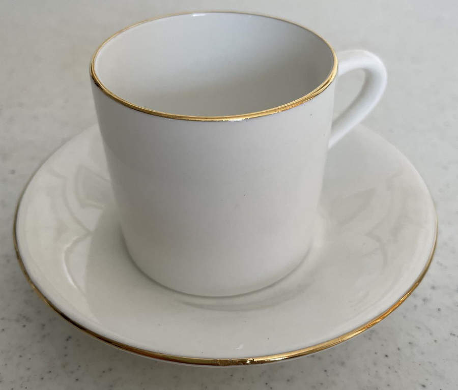 RIA78 Flat Demitasse Cup & Saucer Set by Rosina-Queens-1