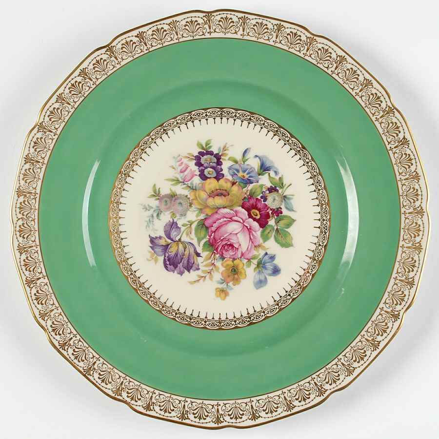 6285 Green Dinner Plate by Rosenthal - Continental-1