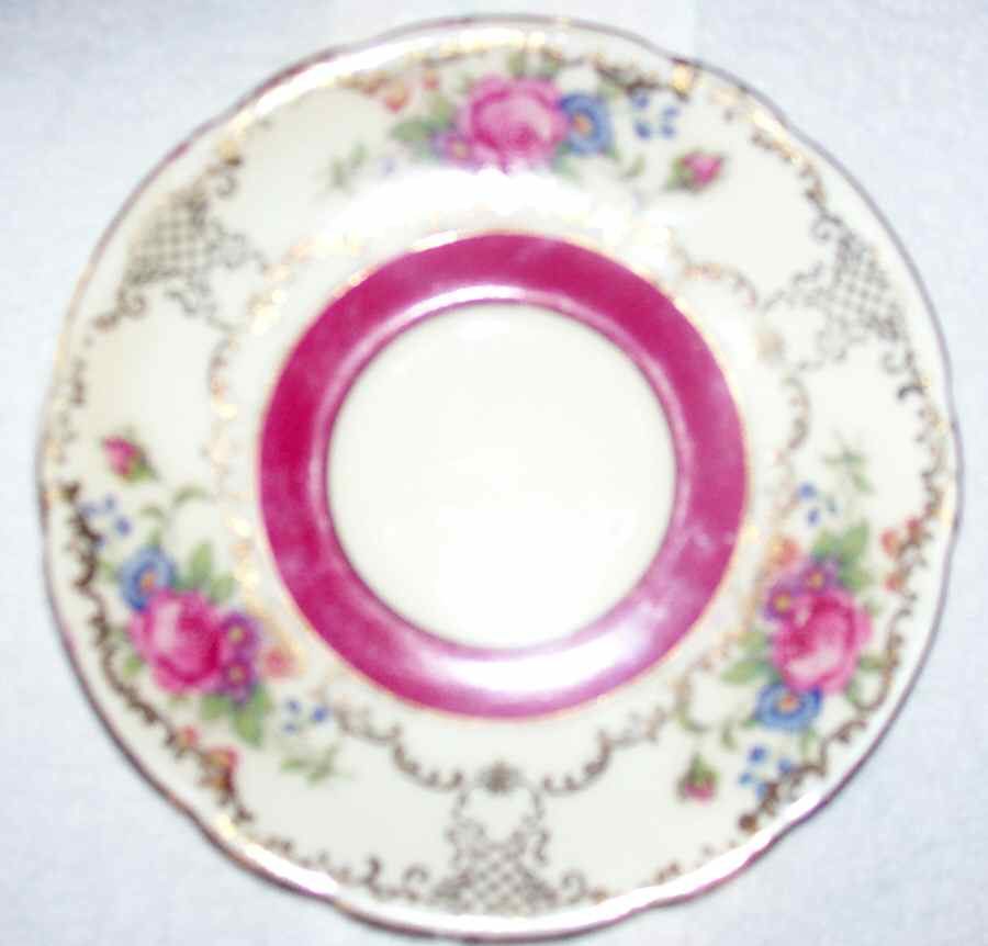 ROI143 Saucer by Royal Ivory (Czech, Germany)-1