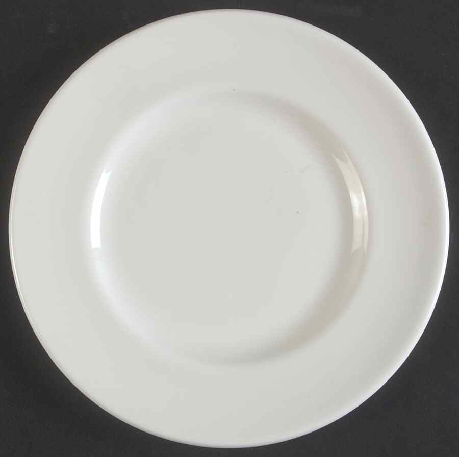 Langdale White Salad Plate by Royal Doulton-1
