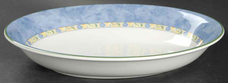 Summer Breeze 10" Oval Vegetable Bowl by Royal Doulton-1
