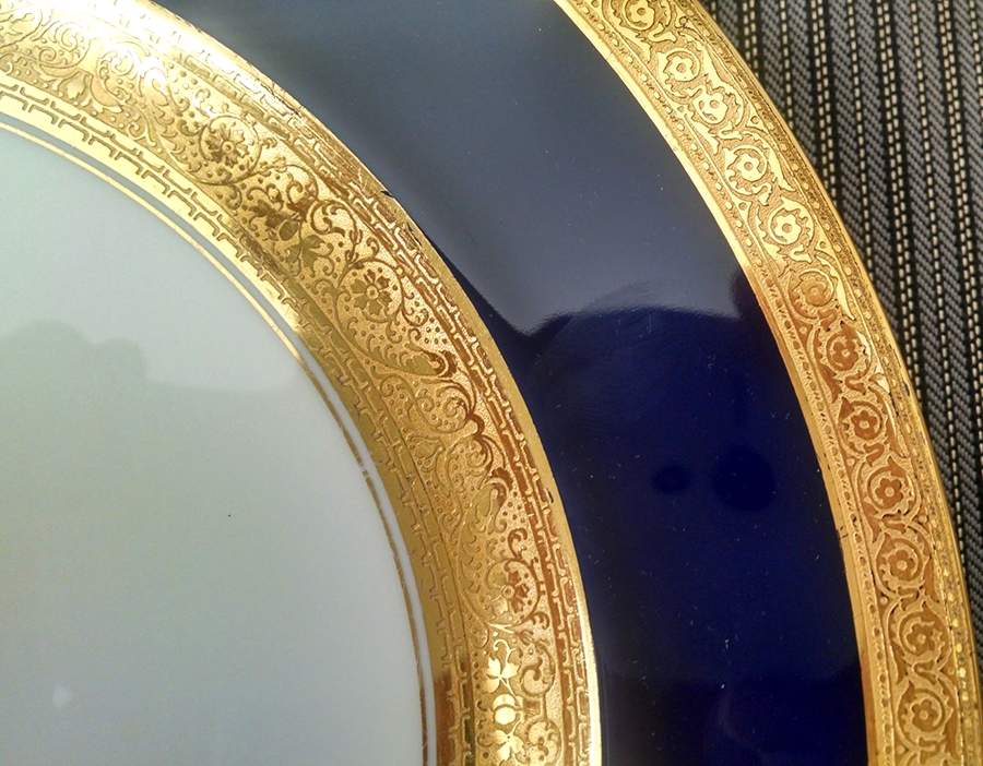 5388 (White, Encrusted Minton) Dinner Plate by Rosenthal - Continental-1