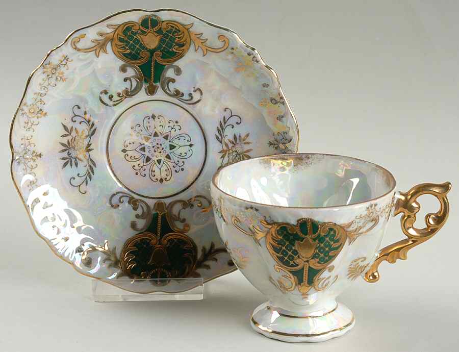 RSY35 Footed Cup & Saucer Set by Royal Sealy-1