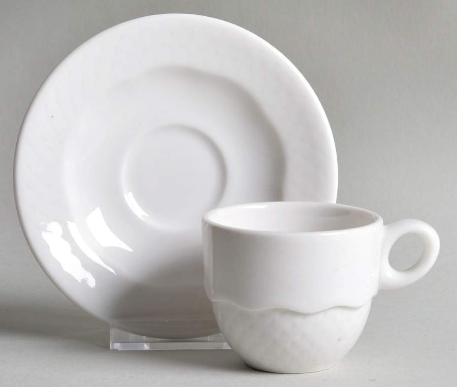 Arena Flat Demitasse Cup & Saucer Set by Royal Doulton-1