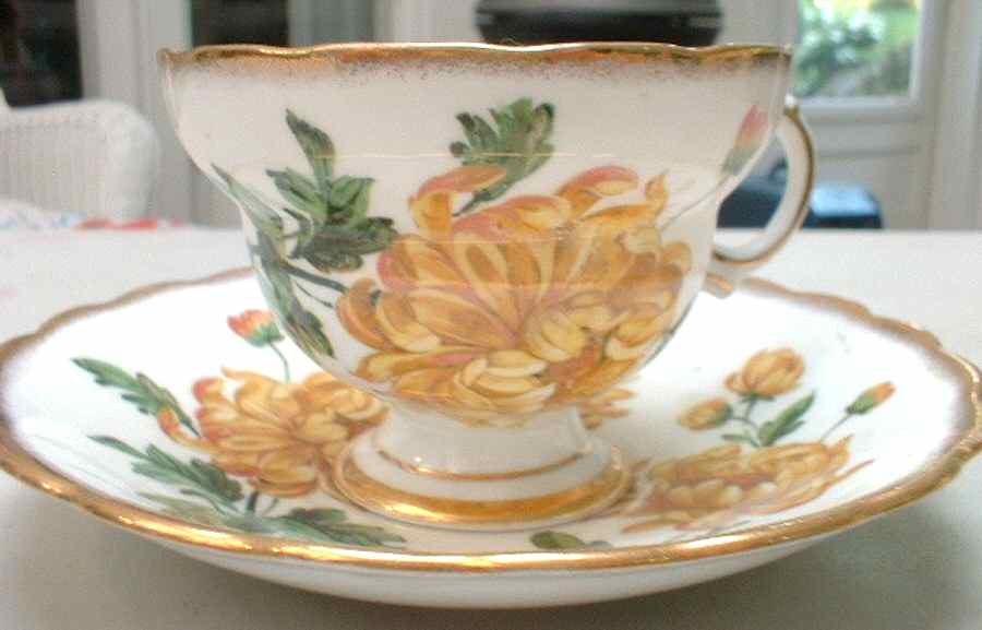 5310 Footed Cup & Saucer Set by Rosina-Queens-1