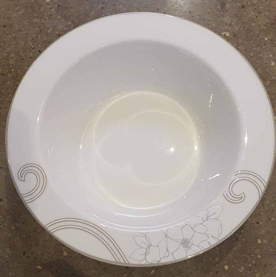 Irene Large Rim Soup Bowl by Royal Fine China-1