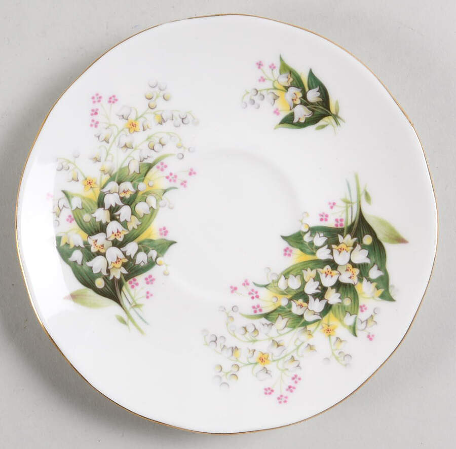 Lilly of the Valley Saucer by Royal Winchester-1
