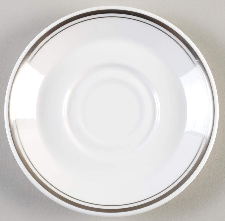 Platinum (Hotelware) Saucer by Royal Doulton-1