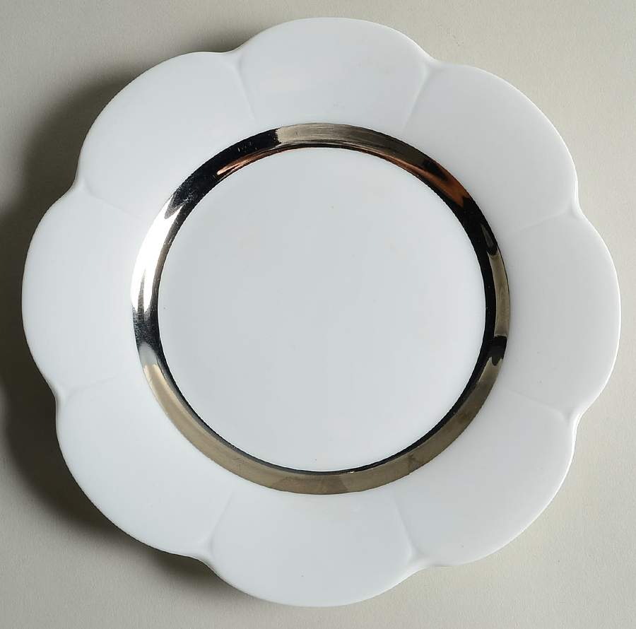 Fleur'T Platinum Salad/Dessert Plate by Royal Limoges-1