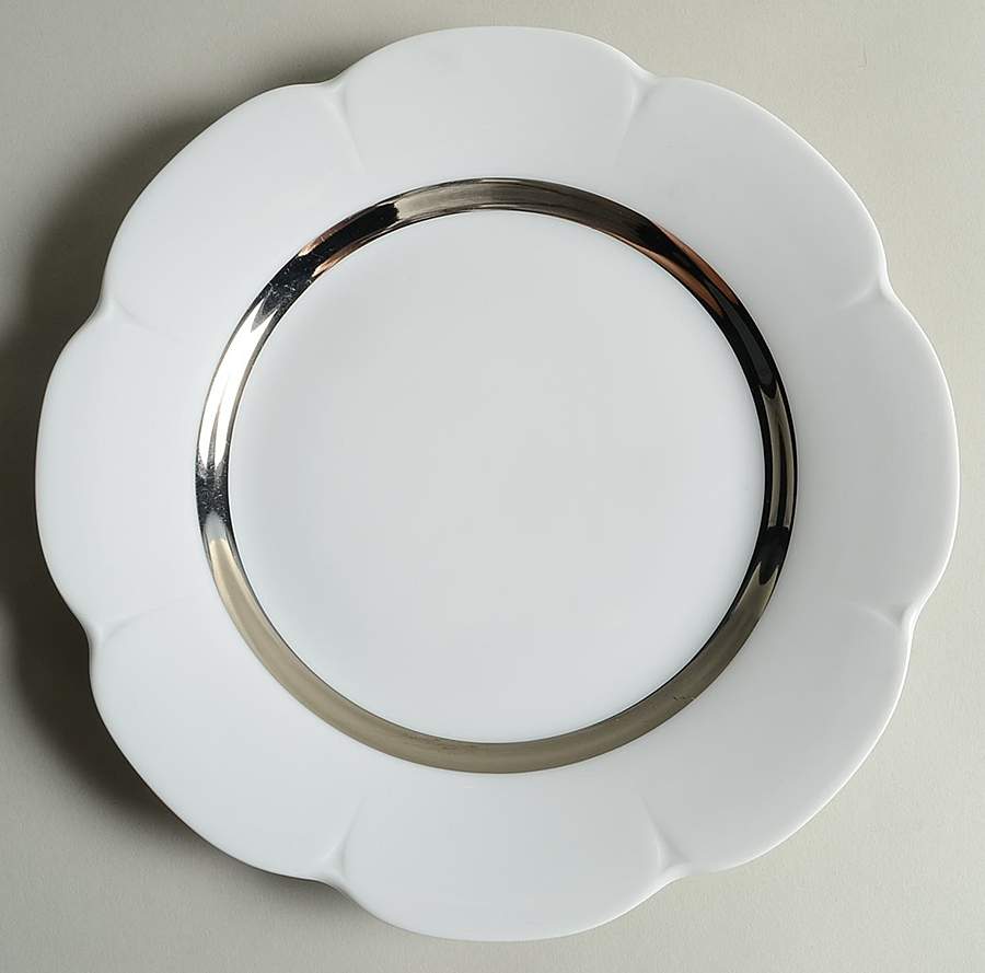 Fleur'T Platinum Dinner Plate by Royal Limoges-1