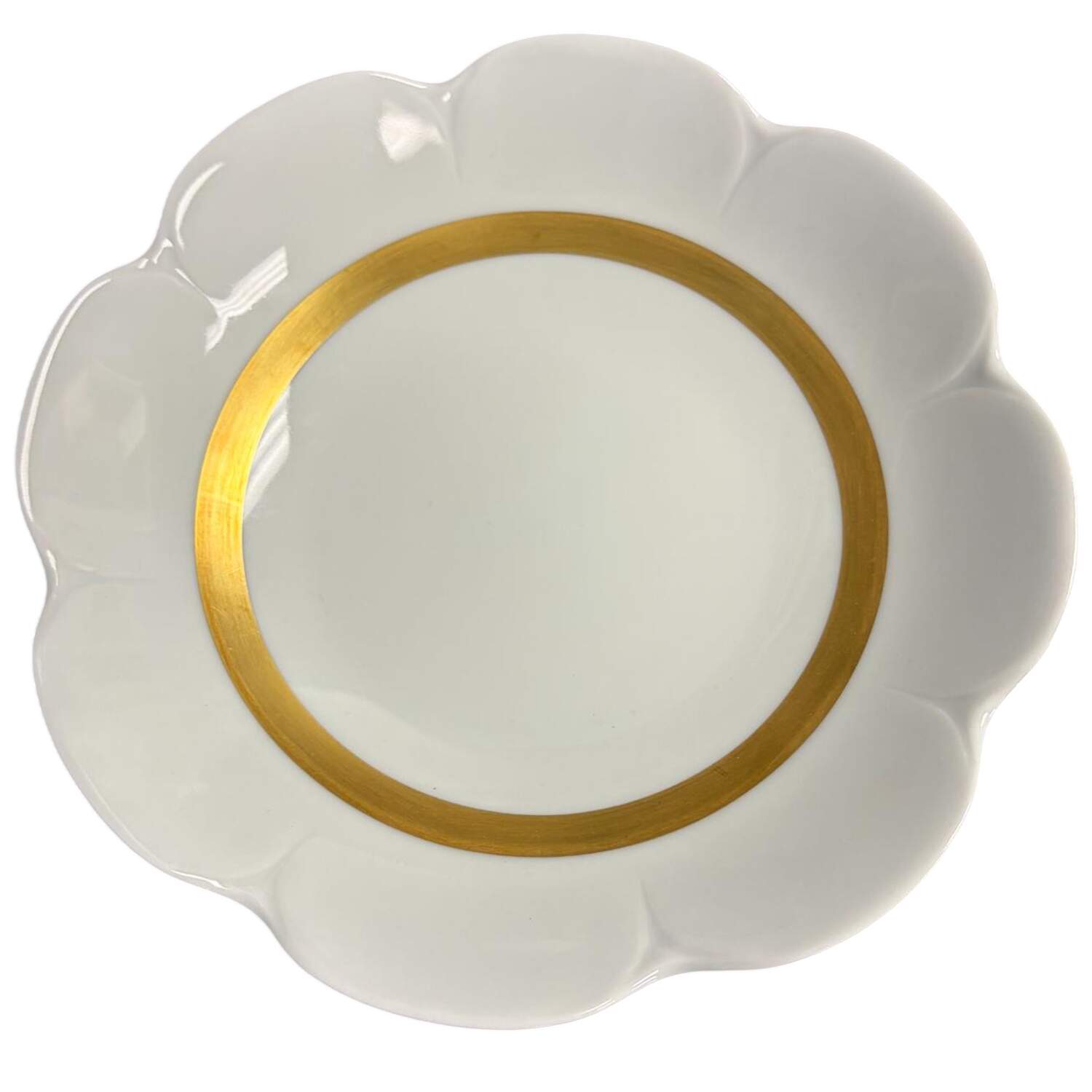 Fleur'T Matte Gold Salad/Dessert Plate by Royal Limoges-1