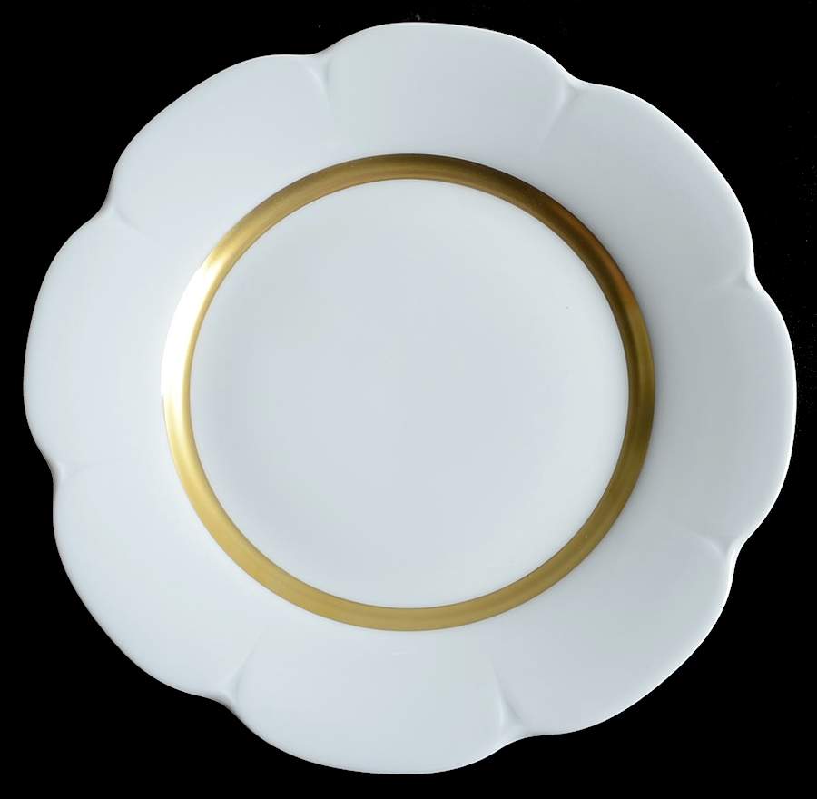 Fleur'T Matte Gold Dinner Plate by Royal Limoges-1