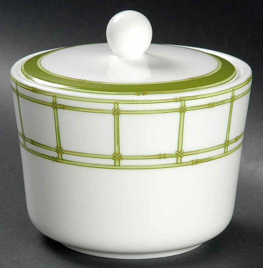 Bamboo Sugar Bowl & Lid by Royal Doulton-1