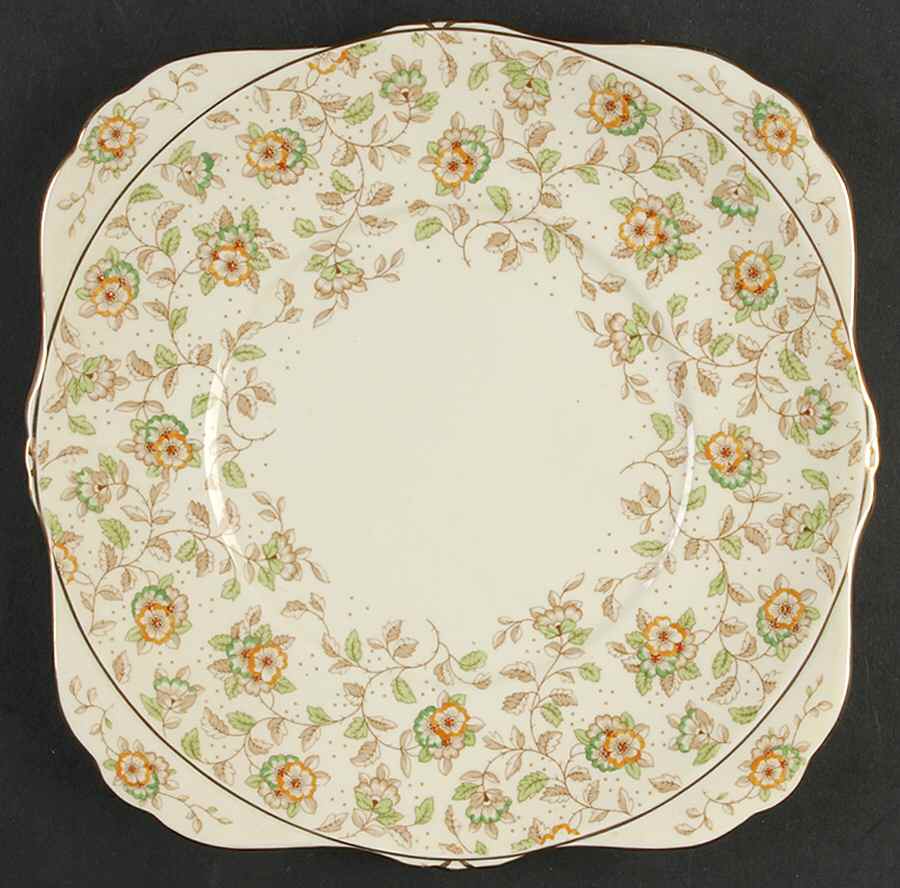 6503 Square Cake Plate by Royal Grafton-1