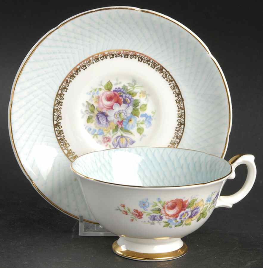 8288 Footed Cup & Saucer Set by Royal Grafton-1