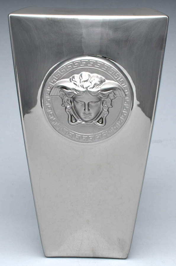 Medusa Platinum 12" Vase by Rosenthal - Continental-1