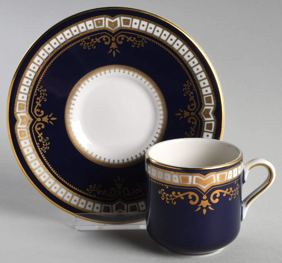 Titanic (1st Class) Flat Demitasse Cup & Saucer Set by RMS Titanic Inc-1