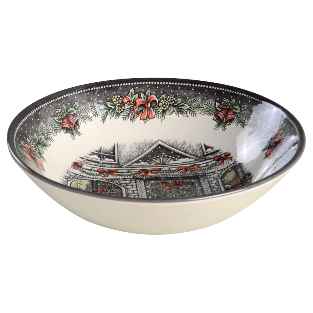 Christmas Home Soup/Cereal Bowl by Royal Stafford-1