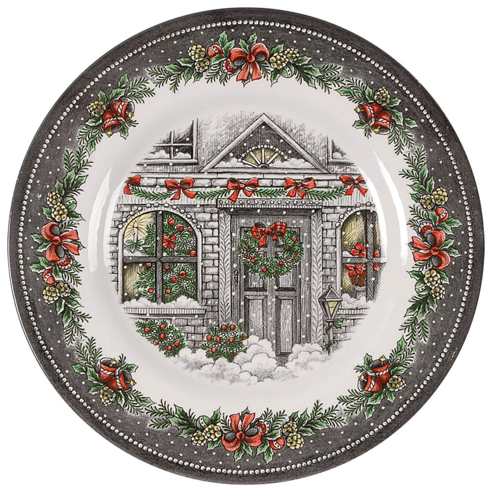 Christmas Home Salad Plate by Royal Stafford-1