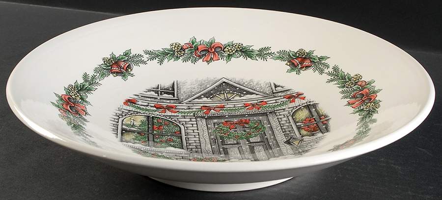 Christmas Home 13" Pasta Serving Bowl by Royal Stafford-1