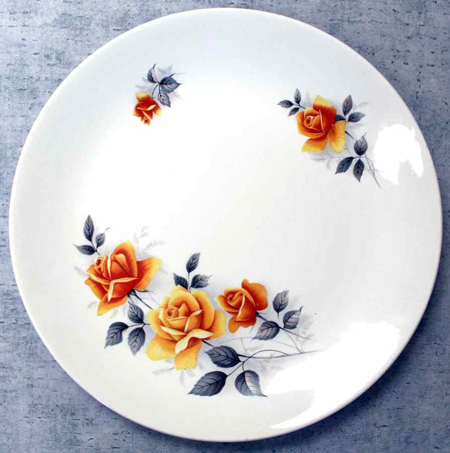 Rose d'Or Dinner Plate by Ridgway (Ridgways)-1