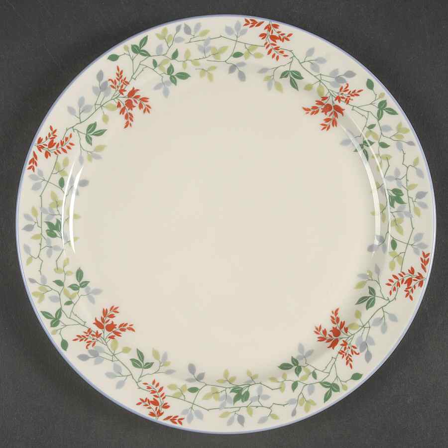 ROT284 (Blue Trim) Salad Plate by Royal Tettau-1