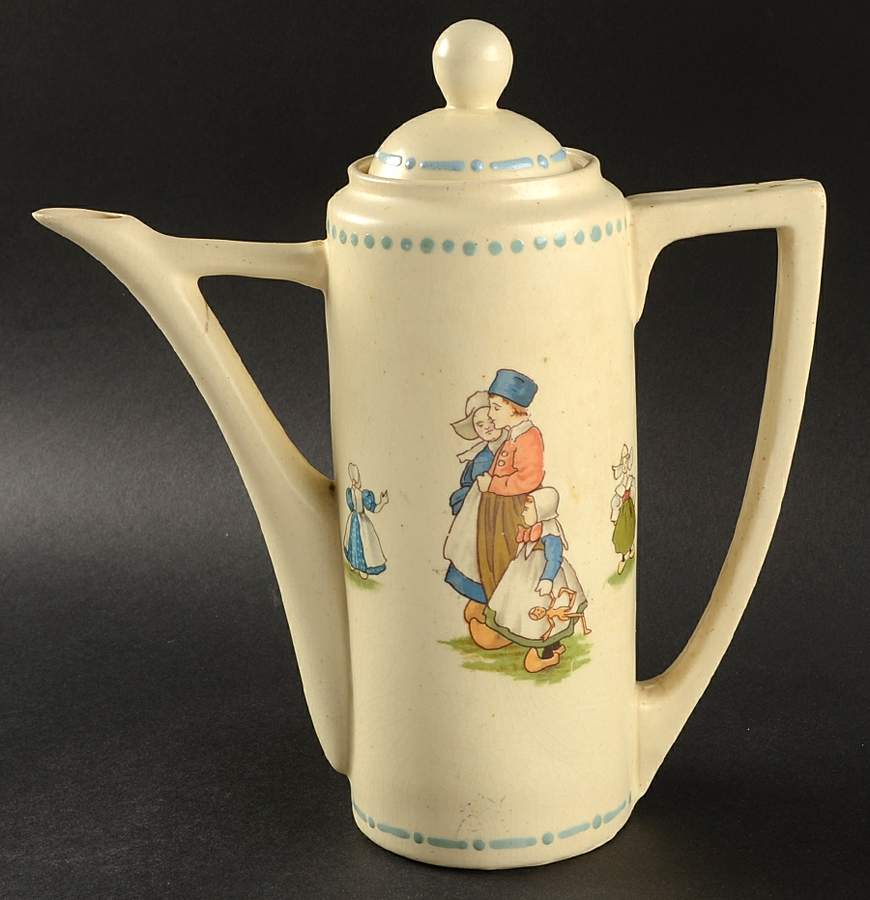 Dutch Teapot & Lid by Roseville-1