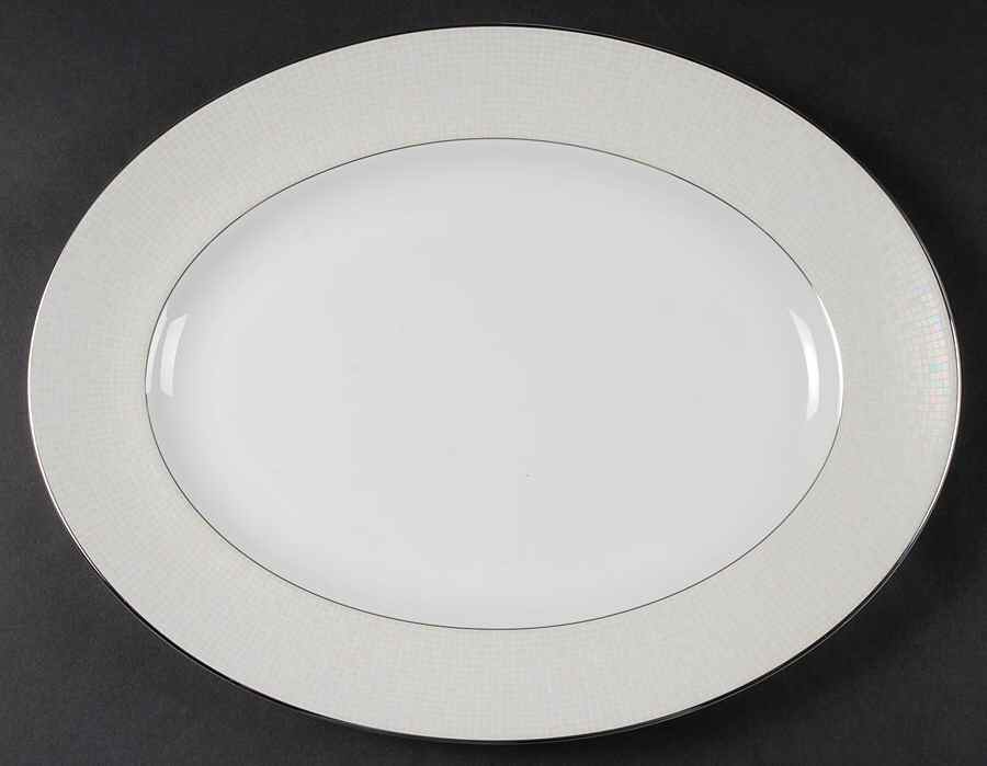 Opalene 13" Oval Serving Platter by Royal Doulton-1