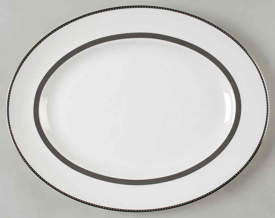 Couturier 13" Oval Serving Platter by Royal Doulton-1