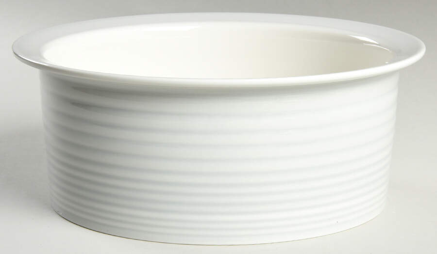 Maze Gray (Light) 2 Qt Round Covered Casserole No Lid by Royal Doulton-1