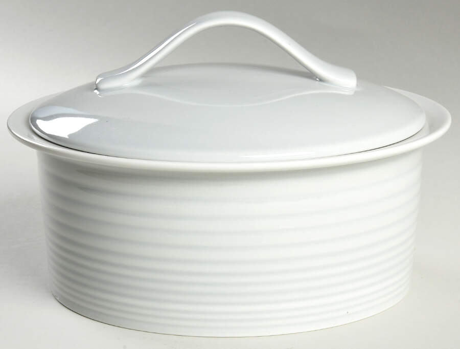Maze Gray (Light) 2 Qt Round Covered Casserole by Royal Doulton-1