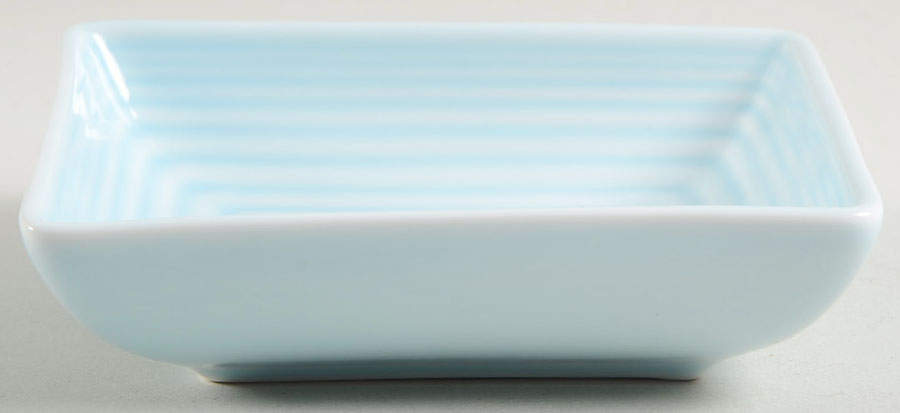 Maze Blue (Light) Square Tidbit Tray by Royal Doulton-1
