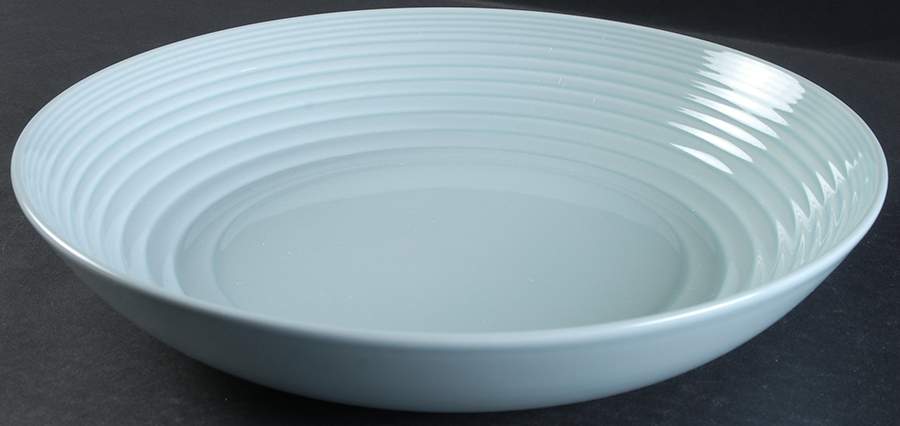 Maze Blue (Light) 11" Round Serving Bowl by Royal Doulton-1