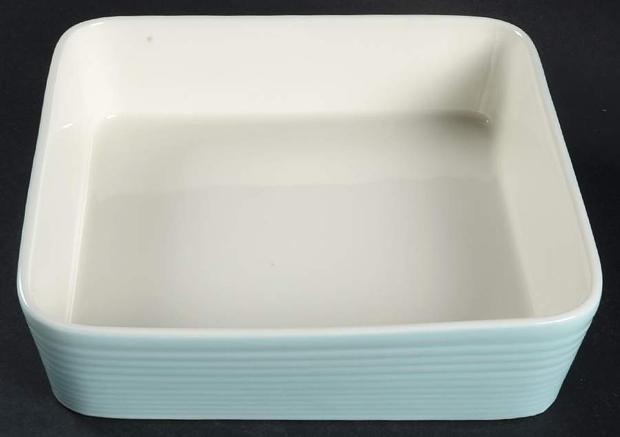 Maze Blue (Light) 10" Square Roaster by Royal Doulton-1