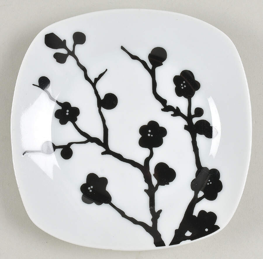Spring Blossom (Soft Square) Bread & Butter Plate by Roscher & Co-1