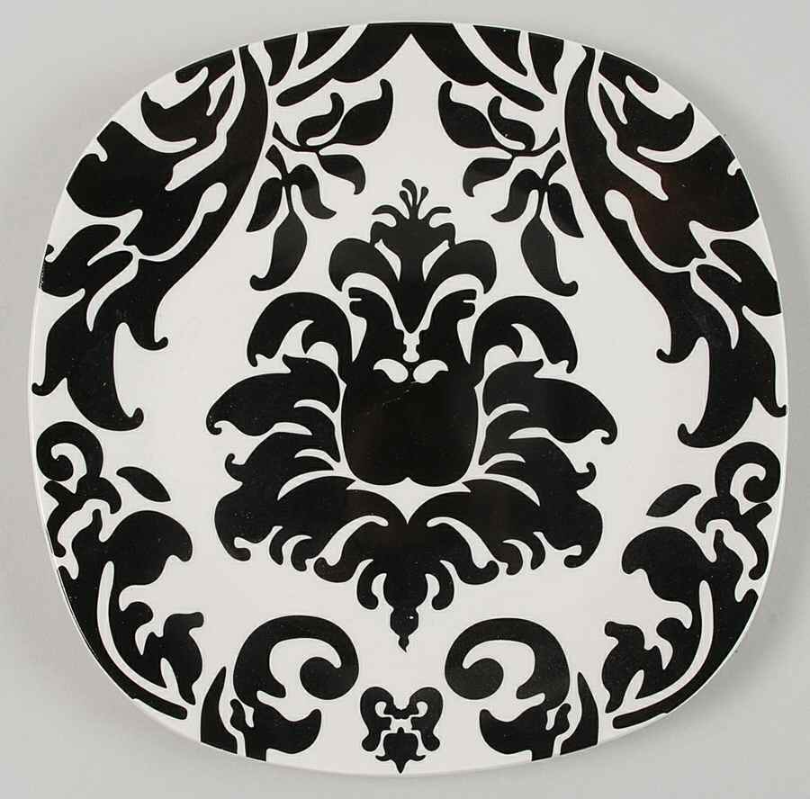 Damask (Soft Square) Dinner Plate by Roscher & Co-1