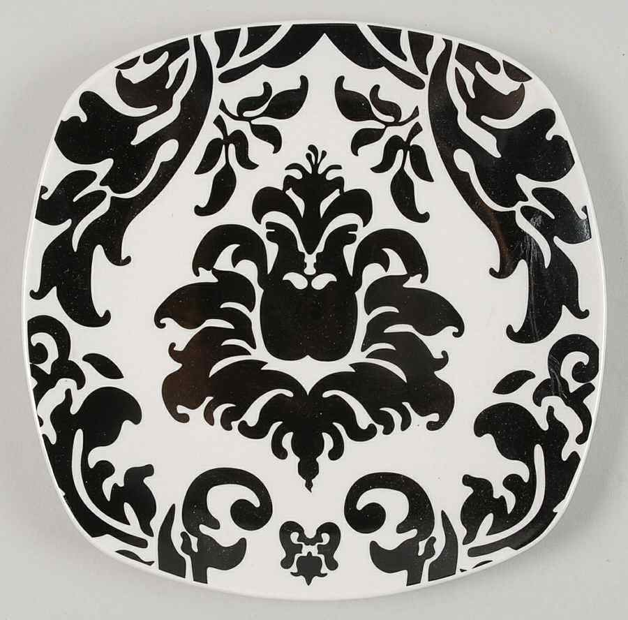 Damask (Soft Square) Salad Plate by Roscher & Co-1