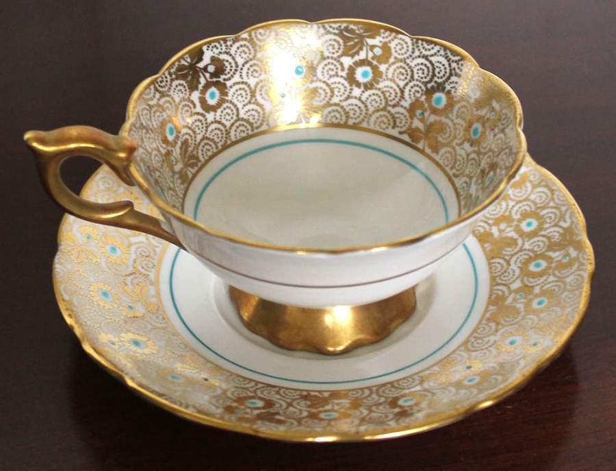 8539 Footed Cup & Saucer Set by Royal Stafford-1