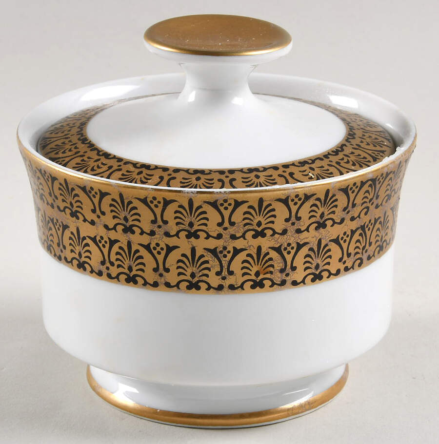 Regency Sugar Bowl & Lid by Royal Crown (Japan)-1