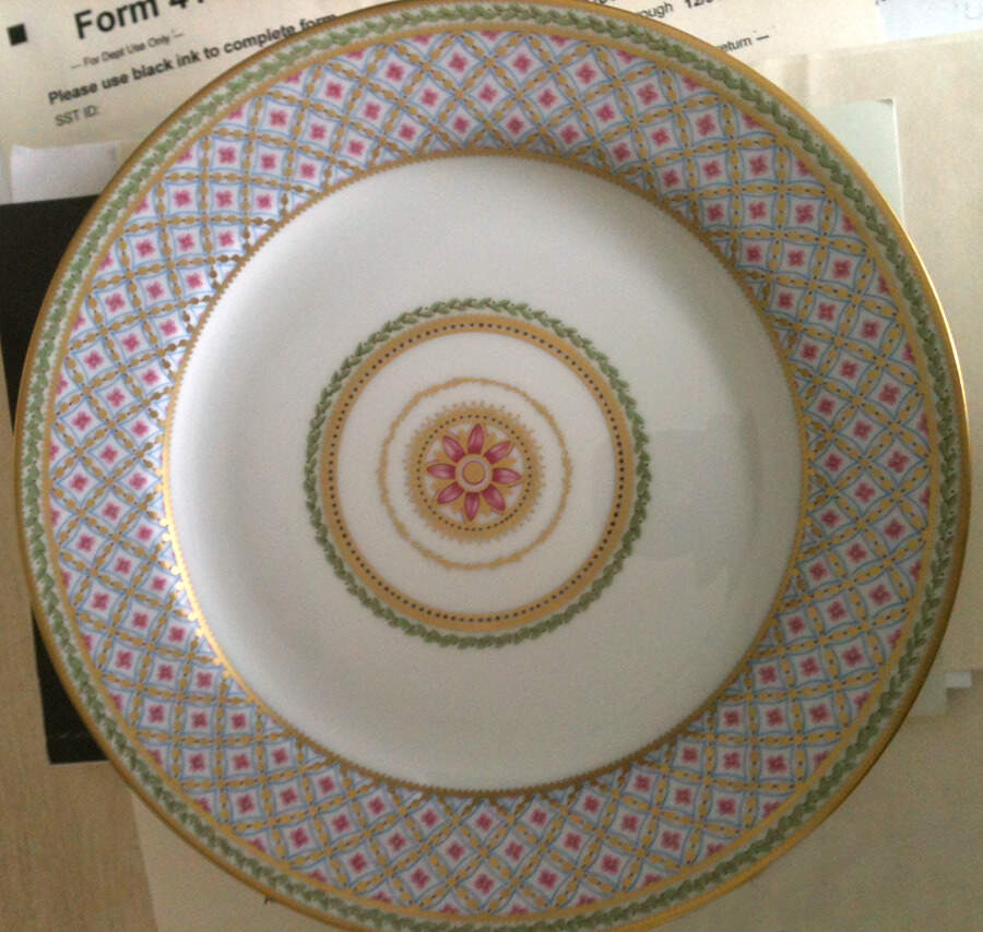 Historical Collection, The Salad/Dessert Plate by Royale (France)-1