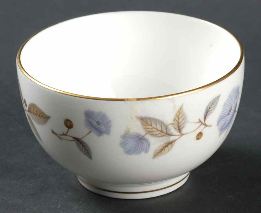 Blue Poppy Open Sugar Bowl by Royal Worcester-1