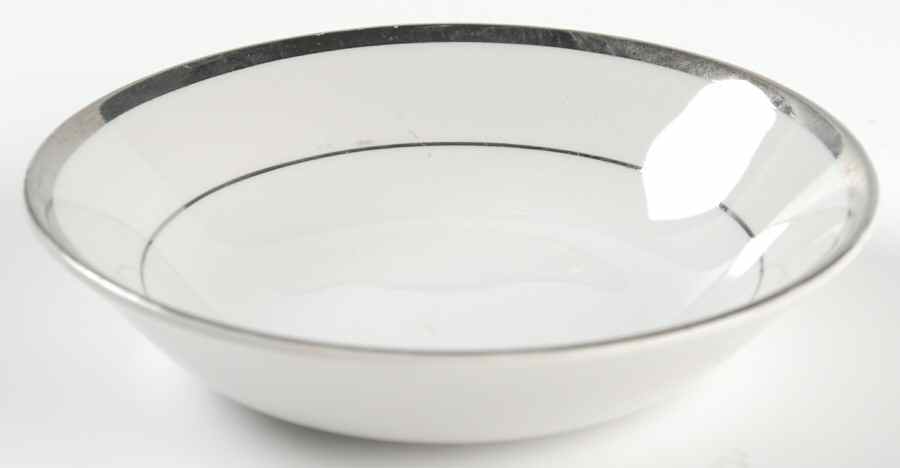 Sussex (Platinum Band & Verge) Fruit/Dessert (Sauce) Bowl by Ridgway (Ridgways)-1